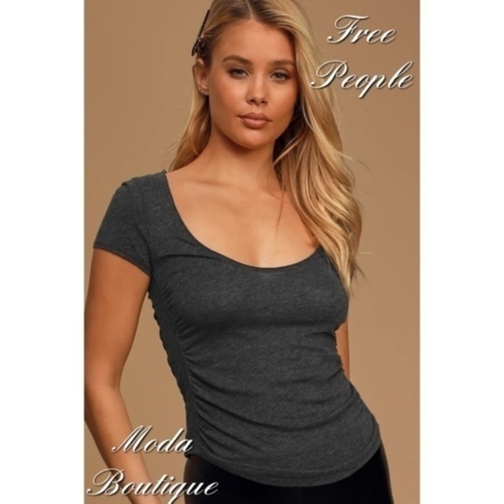 FP Sonnet Charcoal Grey Short Sleeve Tee